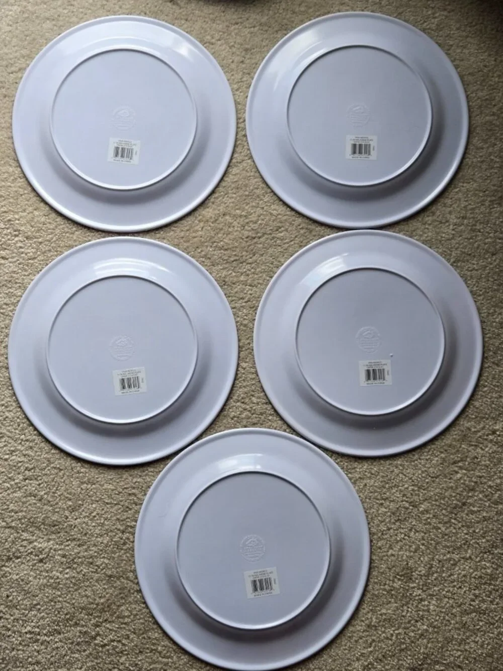 Stephan Roberts' Home Collection 11-inch Viva Mexico Melamine Plates Set Of 5
